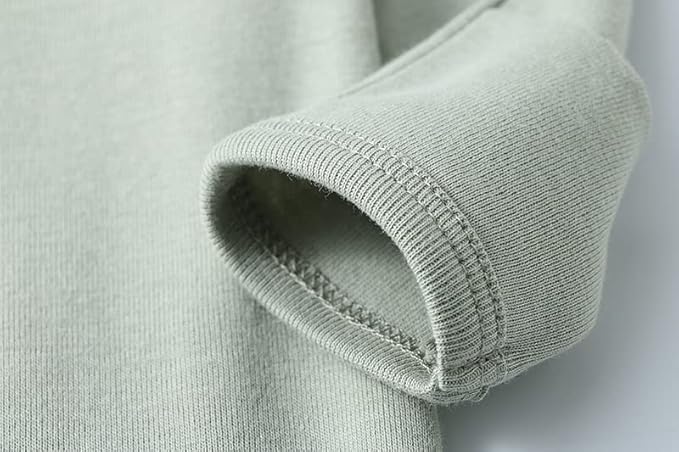 O2 BABY Baby Boys Girls Organic Cotton Zip-Front Sleeper Pajamas, Footed Sleep 'n Play