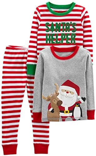 Simple Joys by Carter's Baby 3-Piece Snug-fit Cotton Holiday Pajama Set by SimpleJoysbyCarters