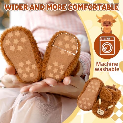 Baby Boys Girls Booties Newborn Baby Shoes Unisex Winter Warm Infant Slippers - Image 5