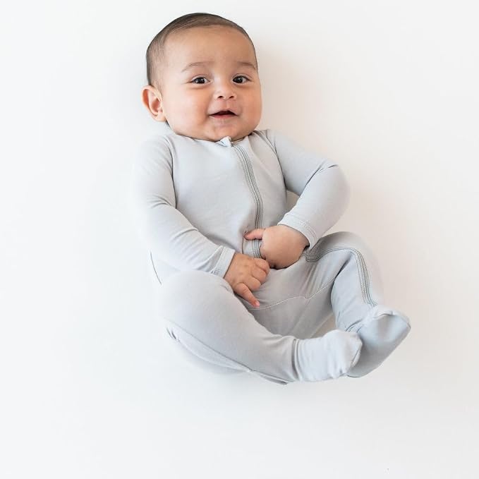 KYTE BABY Infant and Toddler Dual Zipper Footie, Ultra-Soft Rayon Made From - Image 4