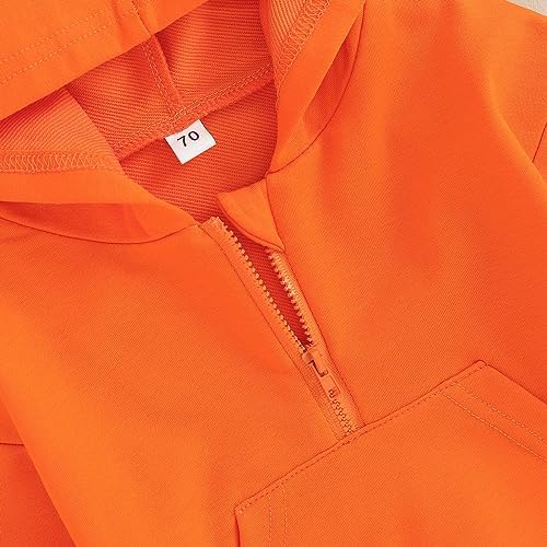 Unisex Baby Boy Girl Clothes Hooded Sweatshirts Solid Color Long Sleeve Hoodies - Image 5