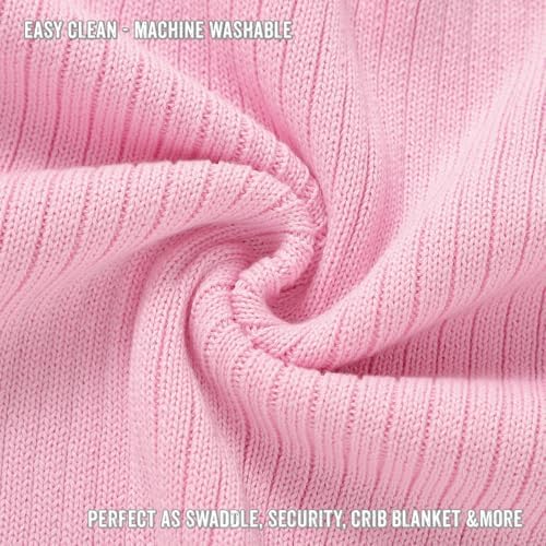 100% Organic Cotton Baby Blanket – Luxury Stretch Ribbed Knit, Breathable - Image 6