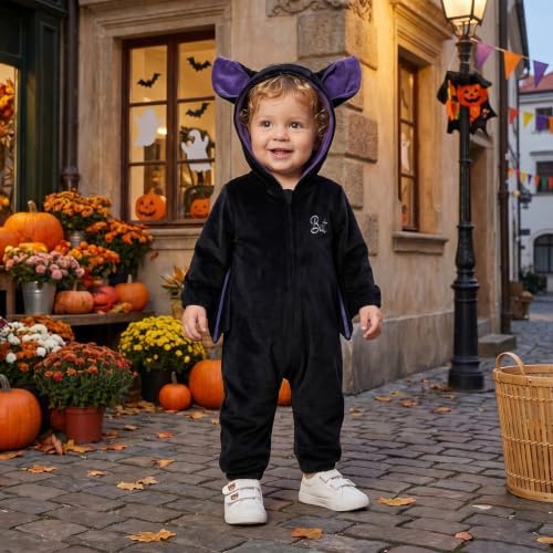 Monster Inc Halloween Baby Boy Girl Outfit Hoodie Rompers Newborn Jumpsuit - Image 3