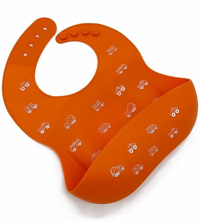 Silicone Baby Bibs Adjustable Fit Baby Bib Waterproof Bibs Baby Eating Supplies - Image 3