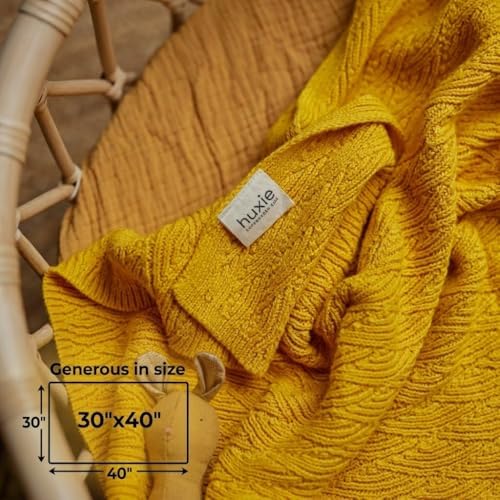 Receiving Blankets, 100% Organic Cotton Knit, Newborn Baby Swaddle | - Image 4