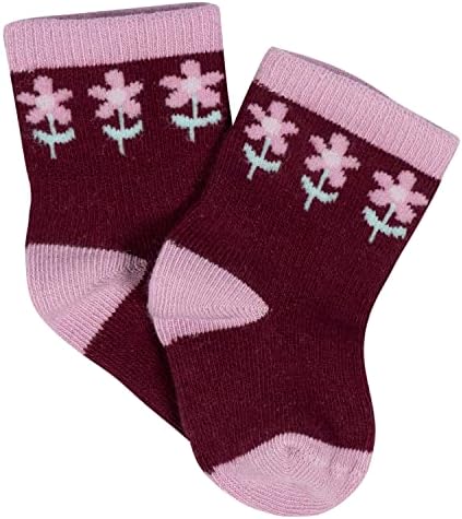 Gerber baby-girls 8-pair Wiggle Proof SockCasual Sock - Image 2