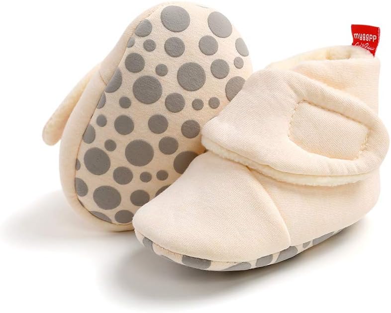Ohwawadi Infant Baby Slippers Girls Boys Booties Warm Baby Socks Shoes Newborn - Image 4