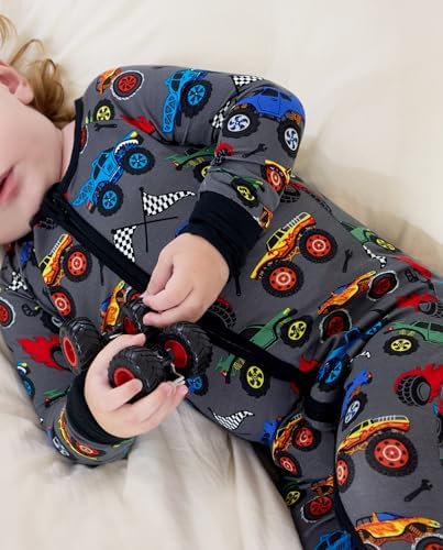 babee Reshinee Bamboo Viscose Baby Footie Pajama, Zipper Sleeper Boys Girls - Image 7