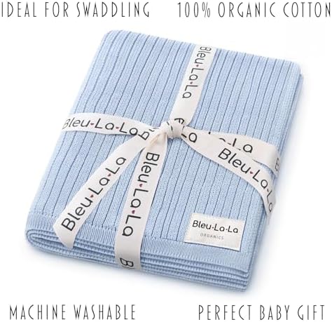 100% Organic Cotton Baby Blanket - Image 3