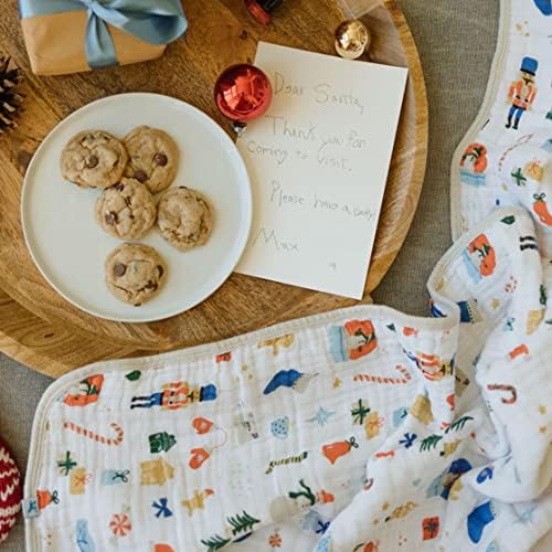 Little Unicorn Muslin Quilt Blanket | 100% Cotton Soft Multi-Layered Muslin - Image 6
