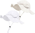 Baby Girl Sun Hat with UPF 50+ Outdoor Adjustable Beach Hat with Wide Brim by DANMY