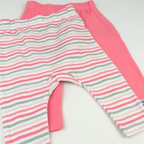 HonestBaby Unisex-Baby Multipack Harem Pants Roomy Fit Pull on Bottoms 100% - Image 3