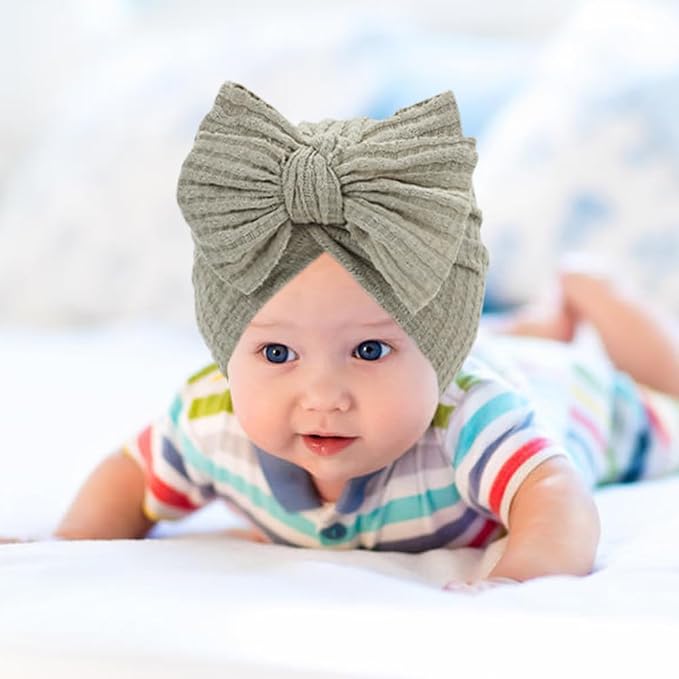 Cinaci 4 Pieces Baby Girls Turban Hats - Image 6