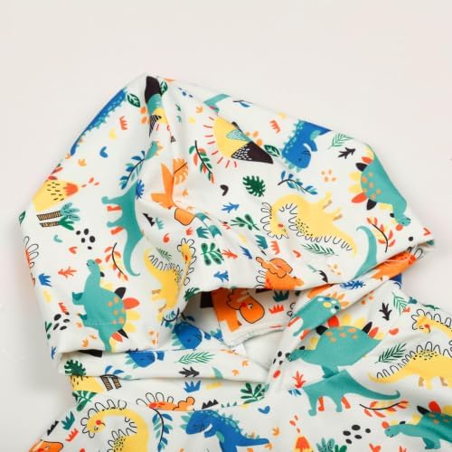 RETSUGO Baby Boys Dinosaurs Hoodie Boy Girls Truck Pullover - Image 6