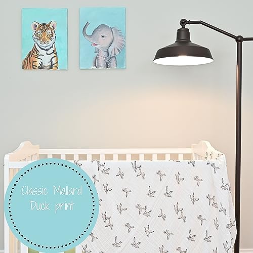 LollyBanks Muslin Swaddle Blankets 2PACK, 100% Cotton Baby Blanket 47 x 47 - Image 6