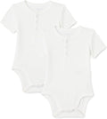Amazon Essentials Unisex Babies' Short Sleeve Henley Bodysuit by AmazonEssentials