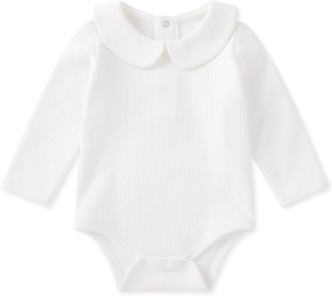pureborn Baby Girls Boys Bodysuit Super Soft Cotton Romper 0-24 Months | by pureborn