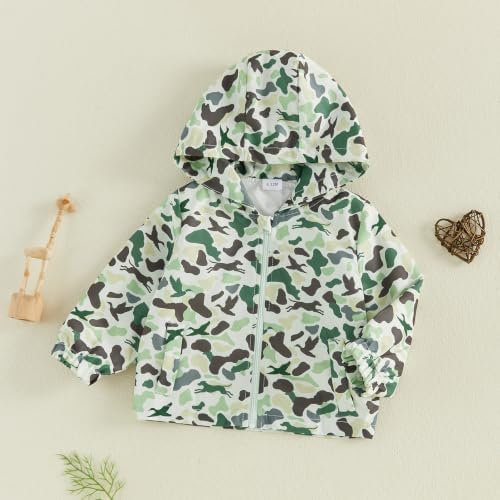 Toddler Baby Girl Windbreaker Jacket Zip Up Hoodie Long Sleeve Sweatshirt - Image 4