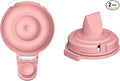 1pcs Duckbill Valves and 1pcs Double-Layed Diaphragm Compatible with Momcozy Upgraded Mobile Flow M9, Upgraded M9 Valve Diaphragm Breastfeeding Parts, Not Original Parts, 2Pack Red