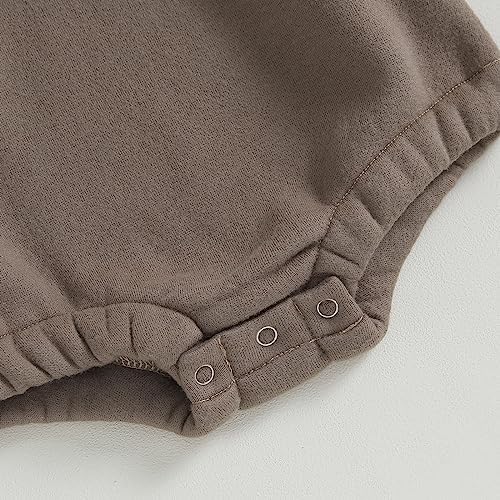 VISGOGO Newborn Infant Baby Boy Oversized Romper Sweater Bodysuits Coming Home - Image 7