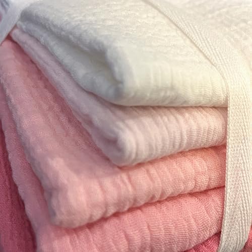 HonestBaby Multipack Woven Burp Cloths Soft Absorbent Multi-Layered 100% - Image 4