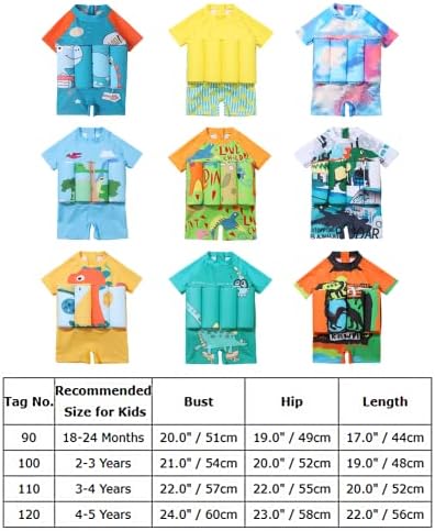 Kids Boys Girls Floatation Swimsuit - Image 6