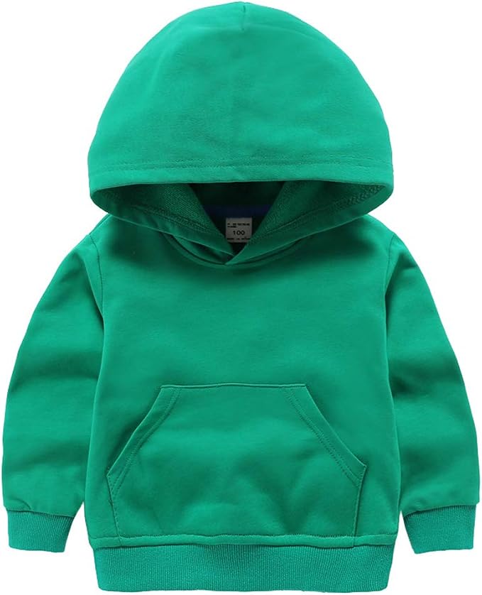 Ding-dong Baby Toddler Kid Boy Girl Solid Casual Pocket Hoodie Sweatershirt by Unknown