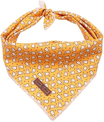 Lionet Paws Halloween Dog Bandana, Fabric Dogs Kerchief by lionetpaws