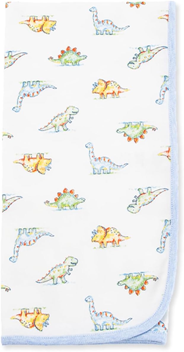 Little Me Blankets for Baby Boys' Dinomite Dinosaurs Swaddling Receiving Blanket - Image 2