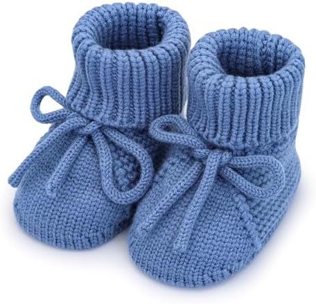 Baby Girl Booties Newborn Knit Crib Shoes Infant Bunny Booties New Born Boy by Unknown