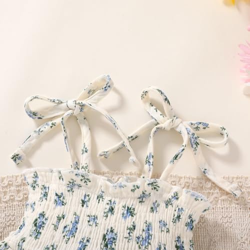 YOUNGER TREE Baby Girl Clothes Infant Summer Romper Dress Sleeveless Bodysuit - Image 5