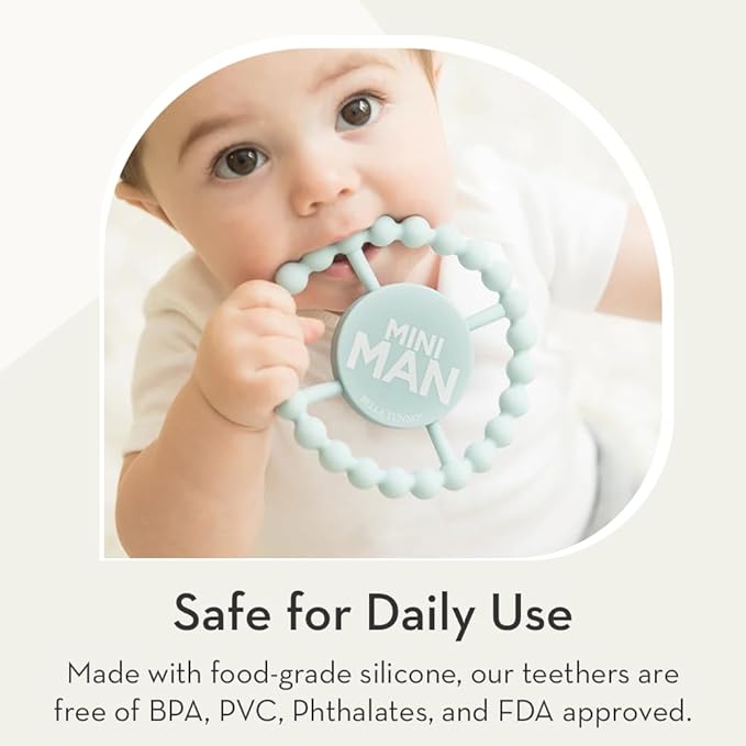 Baby Teether by Bella Tunno, Silicone Teethers for Babies 3-6 months, 6-12 months, Baby Toys, Pacifier, Teething Relief, Boys, Girls, Fun Has Arrived