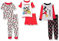 Disney Unisex Kids' 6-piece Snug-fit Cotton Matching Comfortable Pajama Set by Disney