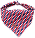 Lionet Paws Dog Bandana, 4th of July Fabric Dogs Kerchief by lionetpaws