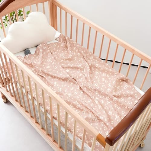 Happy Flute 4Set Muslin Swaddle Blankets Ultra Soft Baby - Image 6