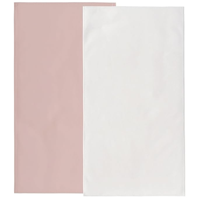 Owlowla Baby Diaper Changing Pad Portable Changing Mat Travel Changing Pad Liner for Baby and Small Toddler(Blush&Cream)