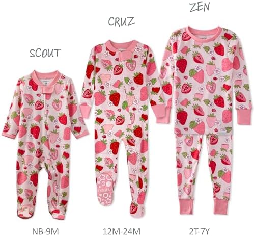 Butterblu Scout Sleep & Play 100% Organic Cotton Footed Zip Front PJs | GOTS - Image 6