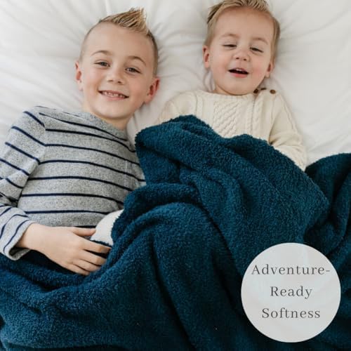 Saranoni Bamboni Oversized Blanket Soft Comfort Couch Bed Nautical Blue XL | - Image 7