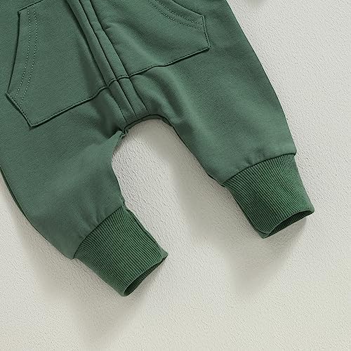 Fall Baby Clothes Newborn Boy Girl Hoodie Romper Long Sleeve Jumpsuit Winter - Image 7