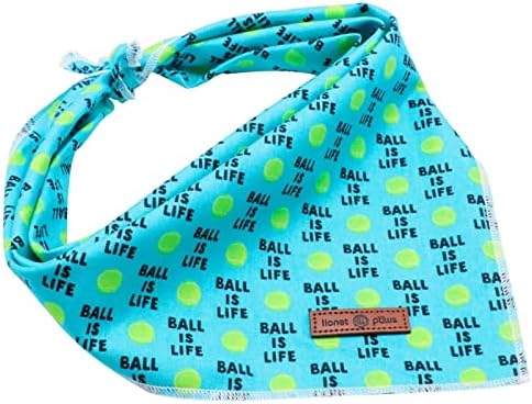 Lionet Paws Dog Bandana, Fabric Ball Dogs Kerchief - Image 3
