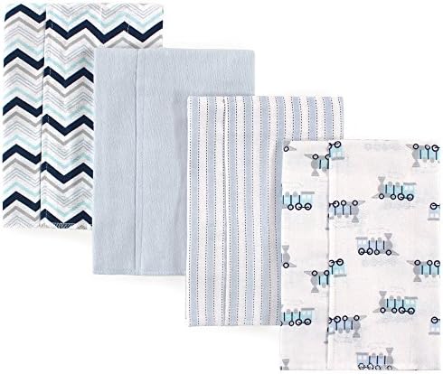 Luvable Friends Unisex Baby Cotton Flannel Burp Cloths, One Size - Image 2