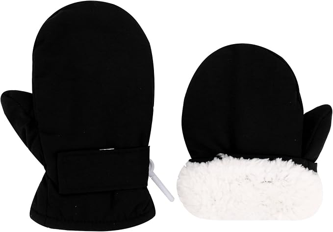 Toddler Gloves Kids Mittens Winter Warm Lined Fleece Gloves Waterproof Snow - Image 2