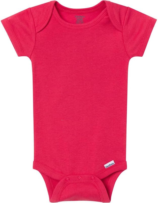 Gerber Baby Boys & Girls 5-Pack Solid Onesies Bodysuits - Image 4