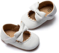 Meckior Infant Baby Girls Soft Sole Bowknot Princess Wedding Dress Mary Jane by Meckior