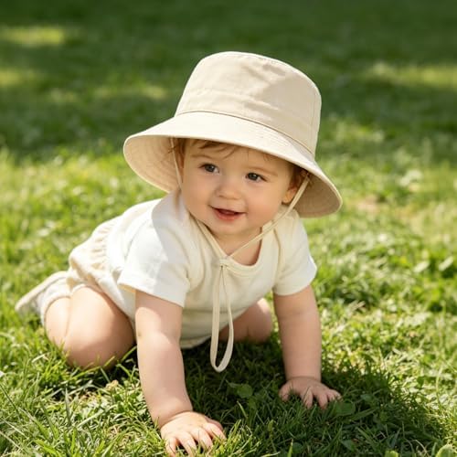 Baby Sun Hat UPF 50+ Toddler Bucket Summer Kids Beach Hats - Image 3