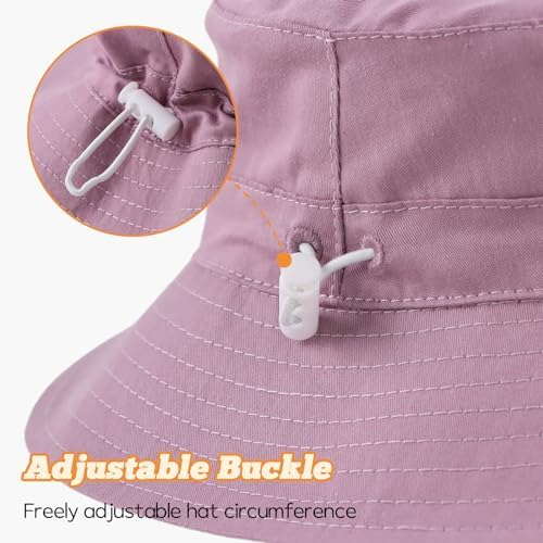 Bamery Baby Toddler Girls Bucket Hat Newborn Sun Hats - Image 5