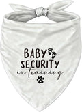 Baby Security in Training Dog Bandana, Dogs Pregnancy Announcement Bandana by Unknown