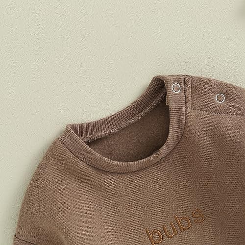 VISGOGO Newborn Infant Baby Boy Oversized Romper Sweater Bodysuits Coming Home - Image 5
