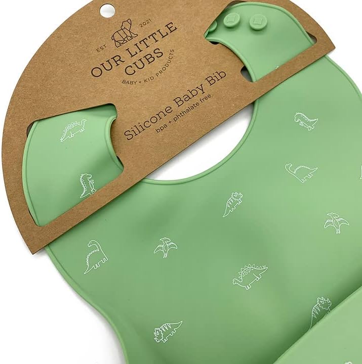 Silicone Baby Bibs Adjustable Fit Baby Bib Waterproof Bibs Baby Eating Supplies - Image 6