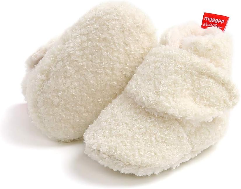 Baby Booties Cozy Fleece Slippers Soft Baby Shoes - Image 5